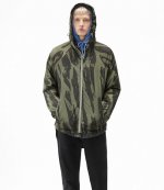 'Pleat Camo' Bronze Windbreaker