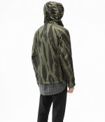 'Pleat Camo' Bronze Windbreaker