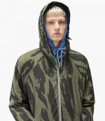 'Pleat Camo' Bronze Windbreaker