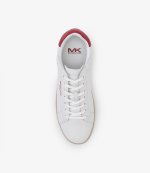 Keating White Leather Red Details Sneaker