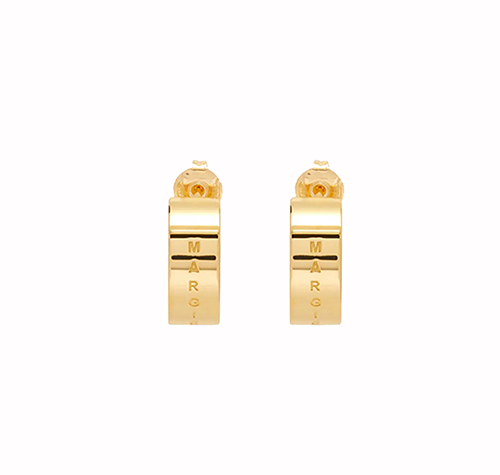Logo Gold Earrings