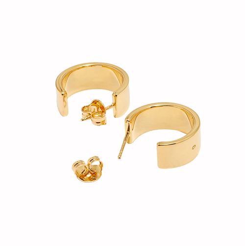 Logo Gold Earrings