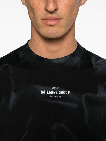 Black Smoke Effect Tee Jersey