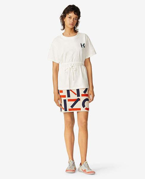 Kenzo Sport Open Back White T-Shirt