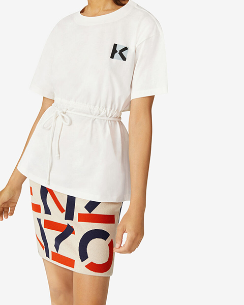 Kenzo Sport Open Back White T-Shirt