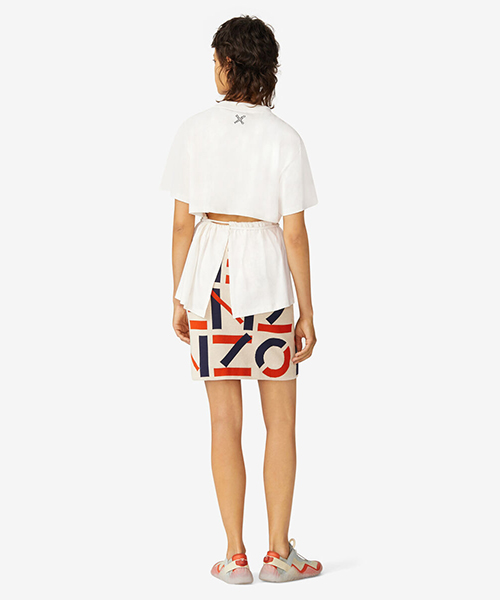 Kenzo Sport Open Back White T-Shirt