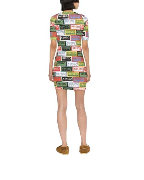 Kenzo Paris Label Mini Dress