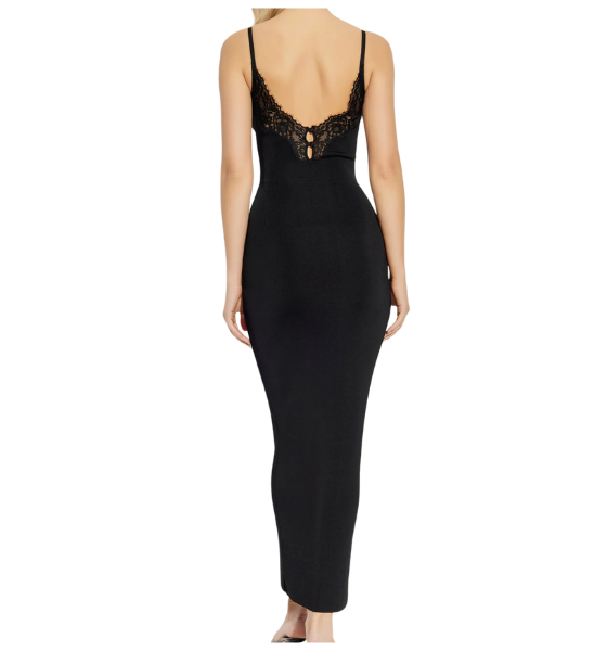 Black Knit Maxi Dress