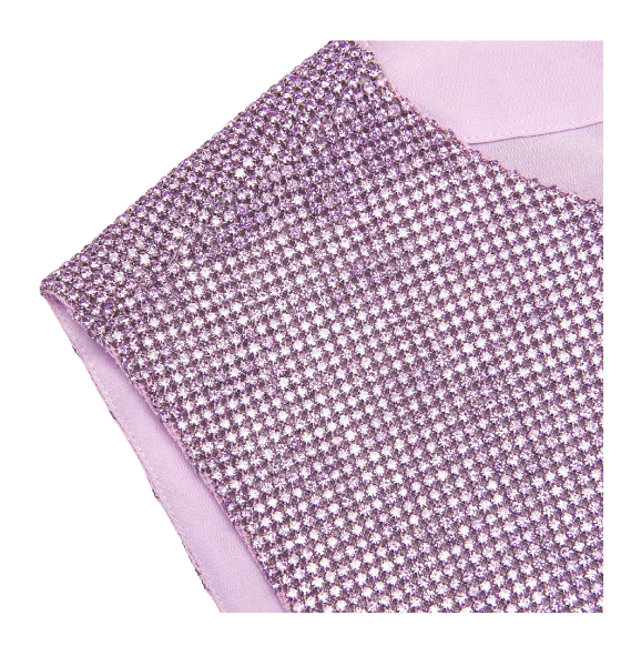 Lilac Chainmail Top