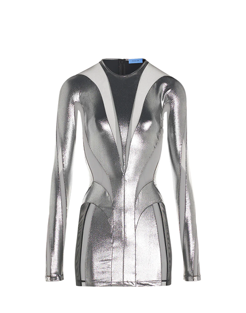 Silver Black Dress