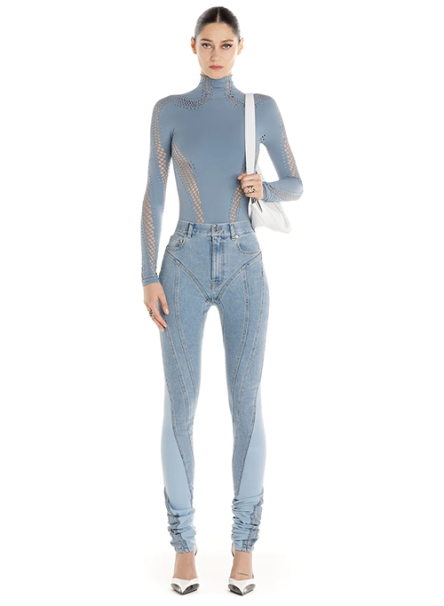 Light Blue Pantalon