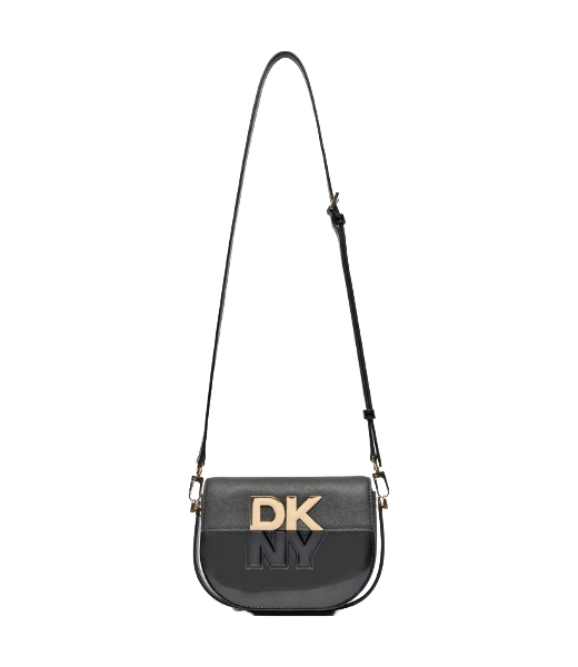 Echo SM Flap Black Crossbody Bag