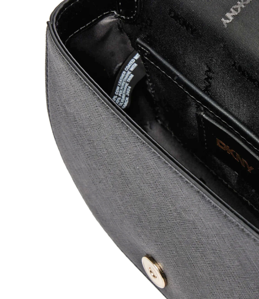 Echo SM Flap Black Crossbody Bag