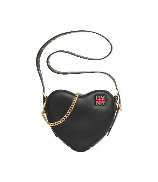 Heart Of NY Black Shoulder Bag