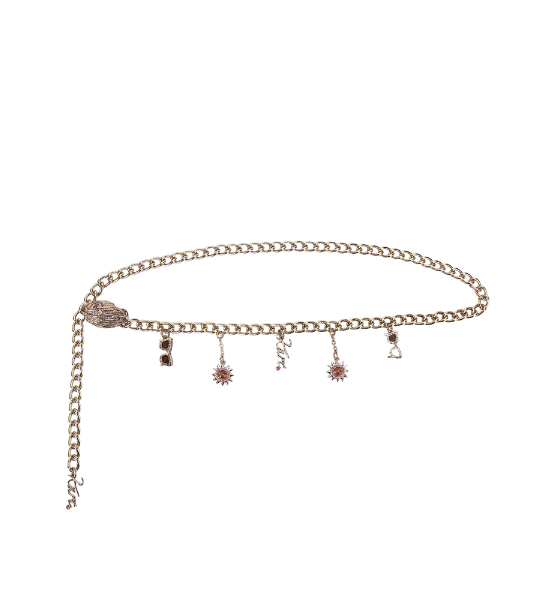 Gold Eagle Pendant Charm Belt