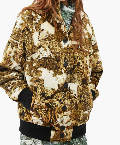 'Dreamers' Quilted Bomber Jacket