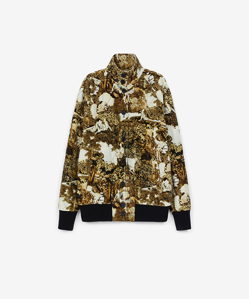 'Dreamers' Quilted Bomber Jacket