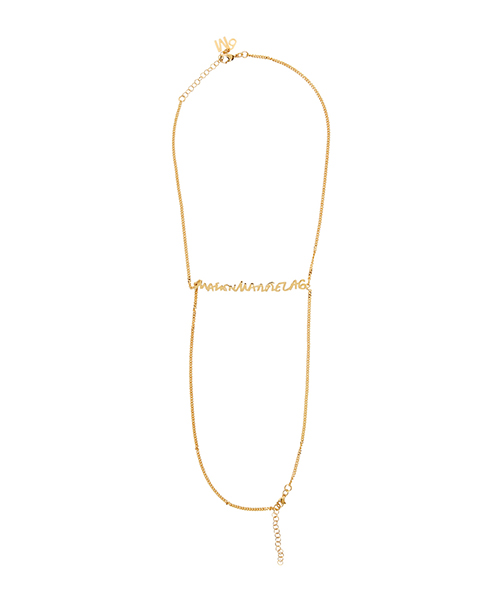 Gold Logo Necklace