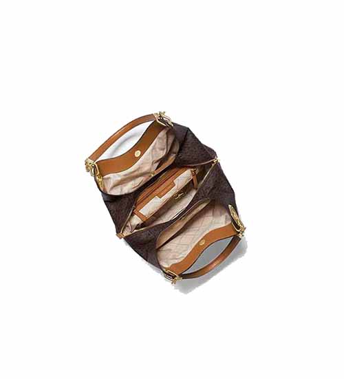 Lillie Large Logo Shoulder Bag