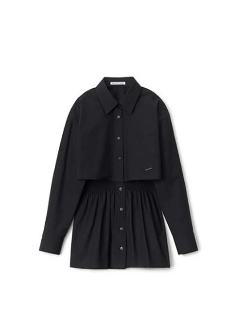 Smoked Cami With Cropped Shirt