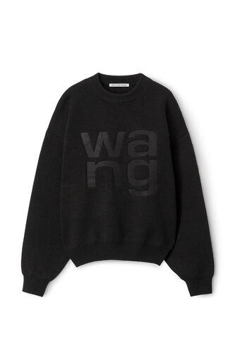 Debossed Stacked Logo Pullover