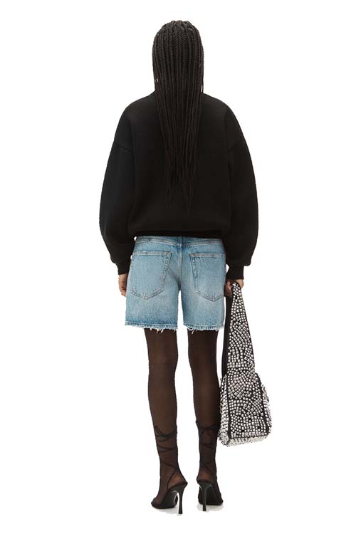 Debossed Stacked Logo Pullover