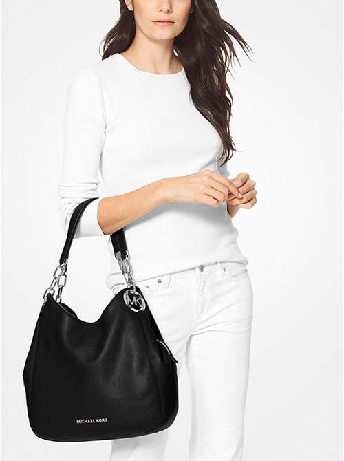 Lillie Silver Metal Shoulder Bag