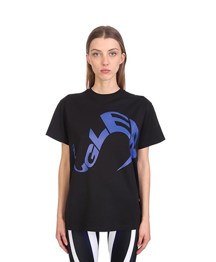 Black Royal  Blue Logo T- Shirt