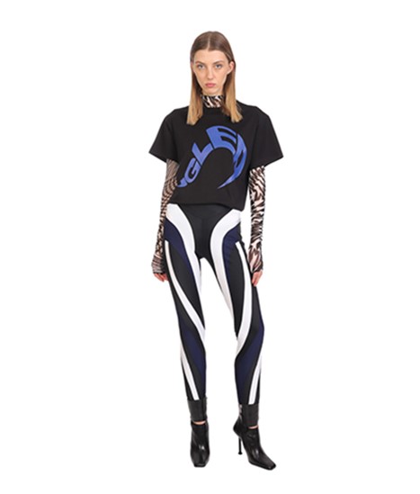 Black Royal  Blue Logo T- Shirt
