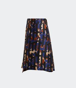 Camo Jacquard Skirt