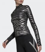 Training Long Sleeve Metallic Print Tee