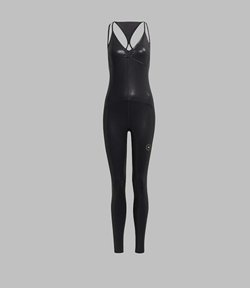 All-in-One Shiny Black Bodysuit
