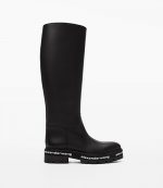 Sanford Riding Black Leather Boot Calf