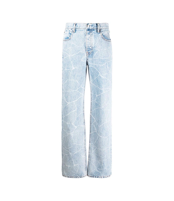 Pebble Bleach Straight-leg Jeans