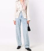 Pebble Bleach Straight-leg Jeans