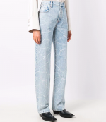 Pebble Bleach Straight-leg Jeans