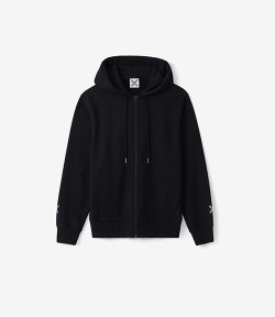 Sport 'Big X' Zipped Sweatshirt Black