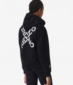 Sport 'Big X' Zipped Sweatshirt Black