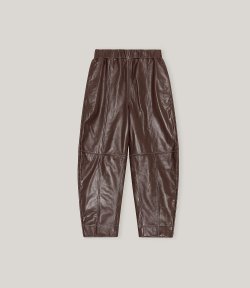 Leather Curve Trousers