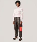 Leather Curve Trousers