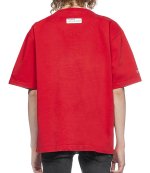 Oversized Sport Red White T- shirt