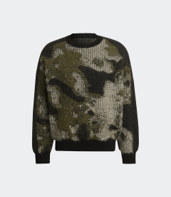 Camo Knit Crew Sweatshirt
