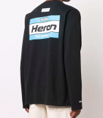 Light Blue Logo Black Shirt