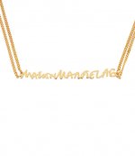 Gold Logo Necklace