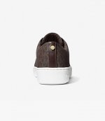 Keaton Lace Up Brown Logo Sneaker