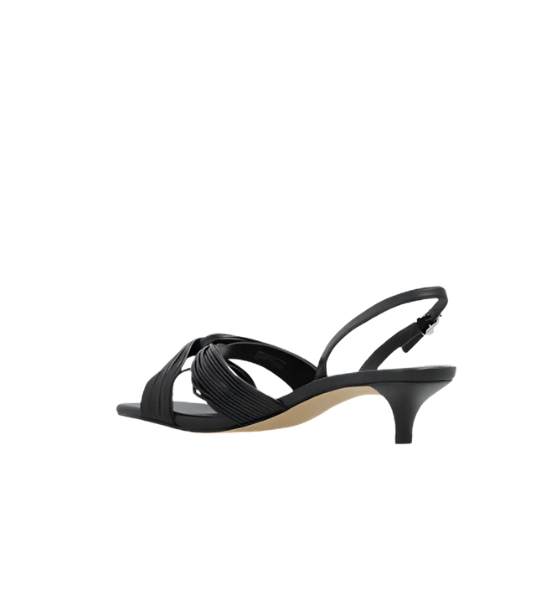 Alessia Black Kitten Sandal