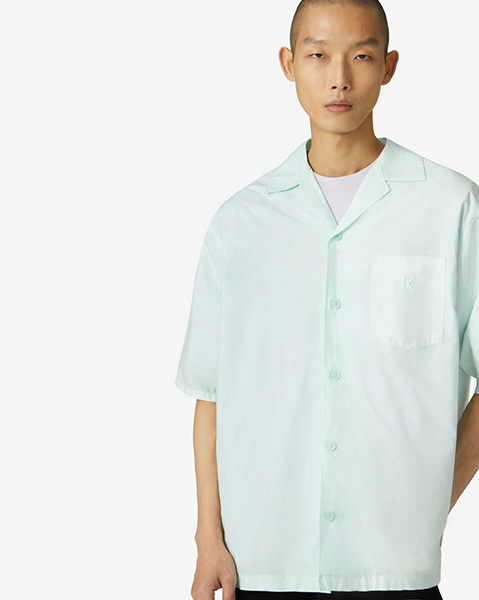 Short Sleeves Mint Shirt