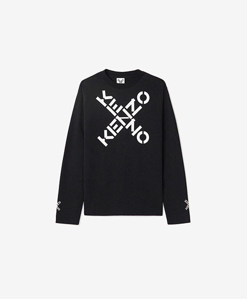 Kenzo Sport Skate Long Sleeve Black T-Shirt