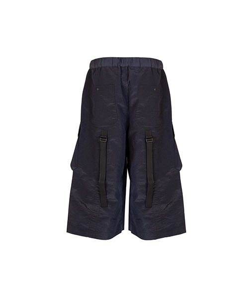 Stretch Navy Hooded Vest