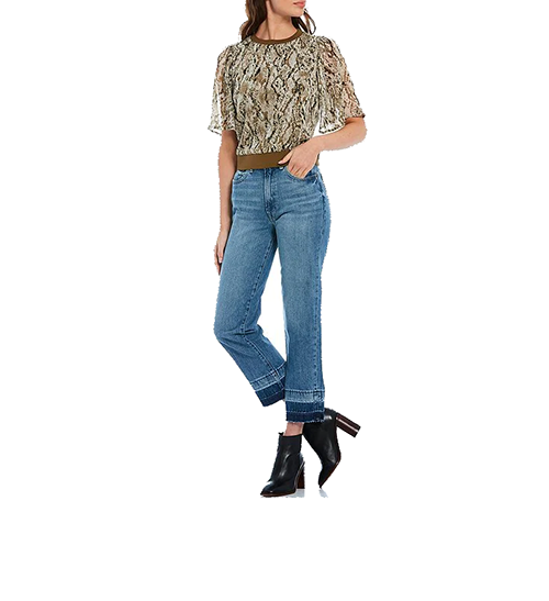 Kent High Rise Straight Leg Jeans